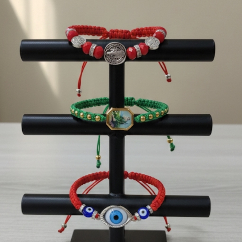 3 unisex string bracelets, adjustable bracelets, bracelets For our protection